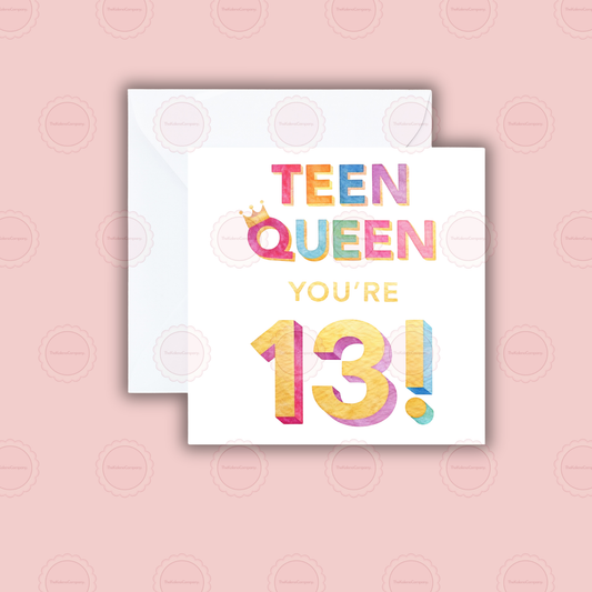 Milestone Teenager Birthday Card