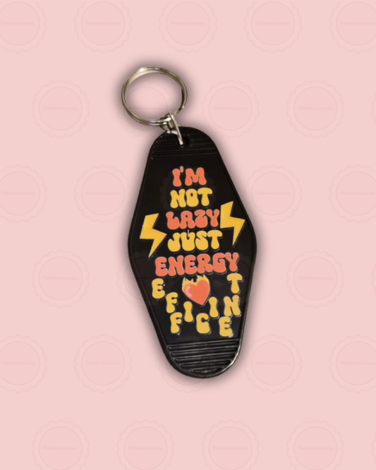 Energy efficient Motel Keychain