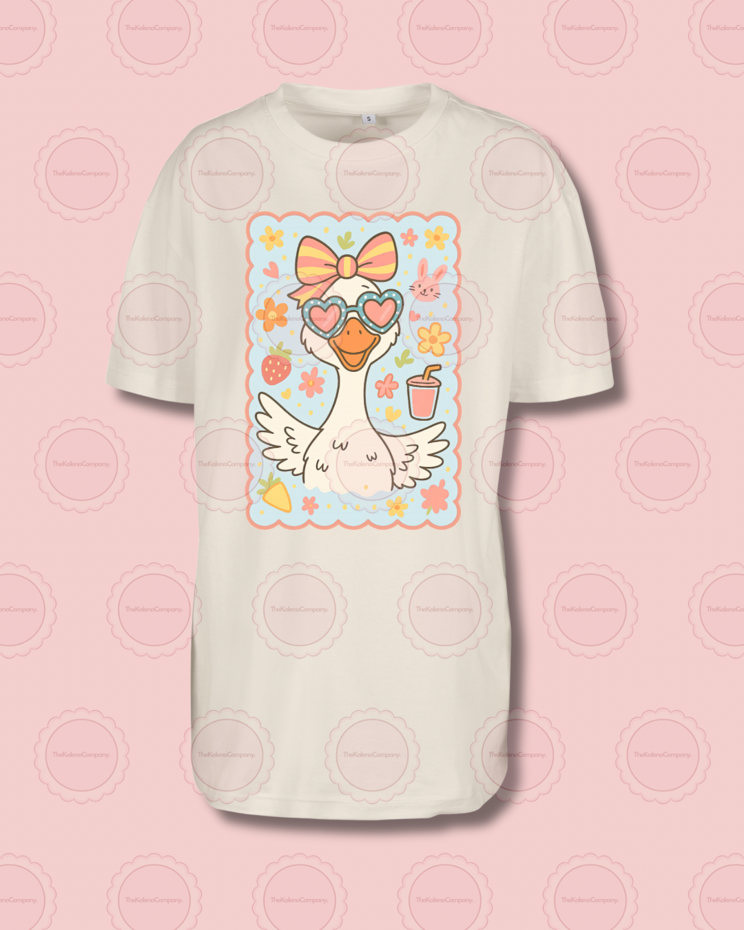 Silly cute goose- Women’s oversized tee
