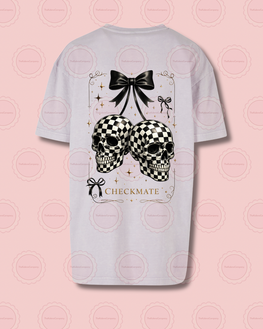 Checkmate - Women’s oversized acid wash tee