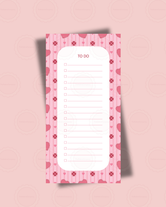 Heart/Flower Notepad